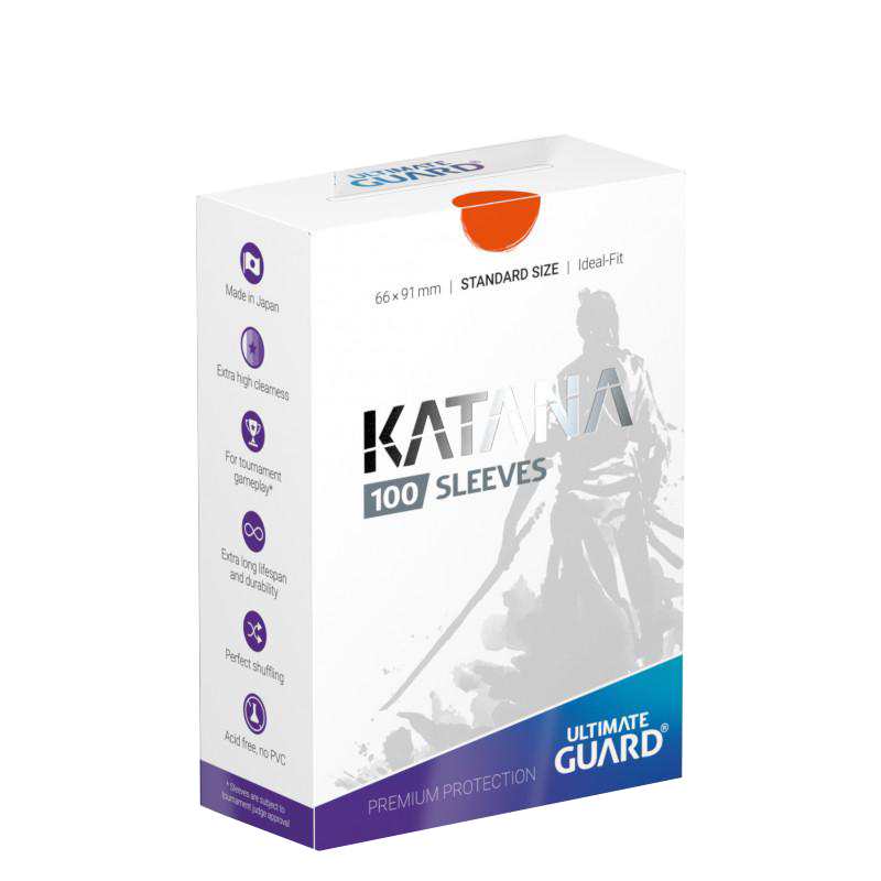 Ultimate Guard Sleeves Katana Orange 100-Count