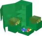 Ultimate Guard Twin Flip n Tray Monocolor 200+ Green