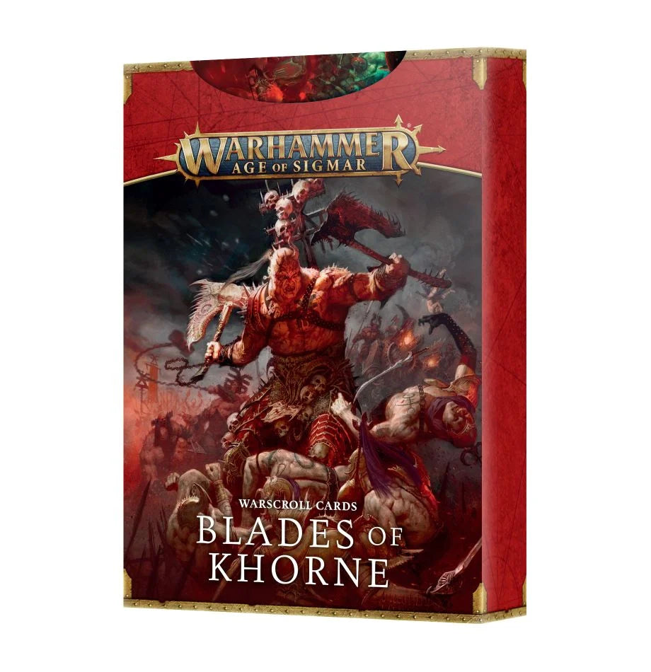 Warhammer Age of Sigmar: Warscroll Cards: Blades of Khorne