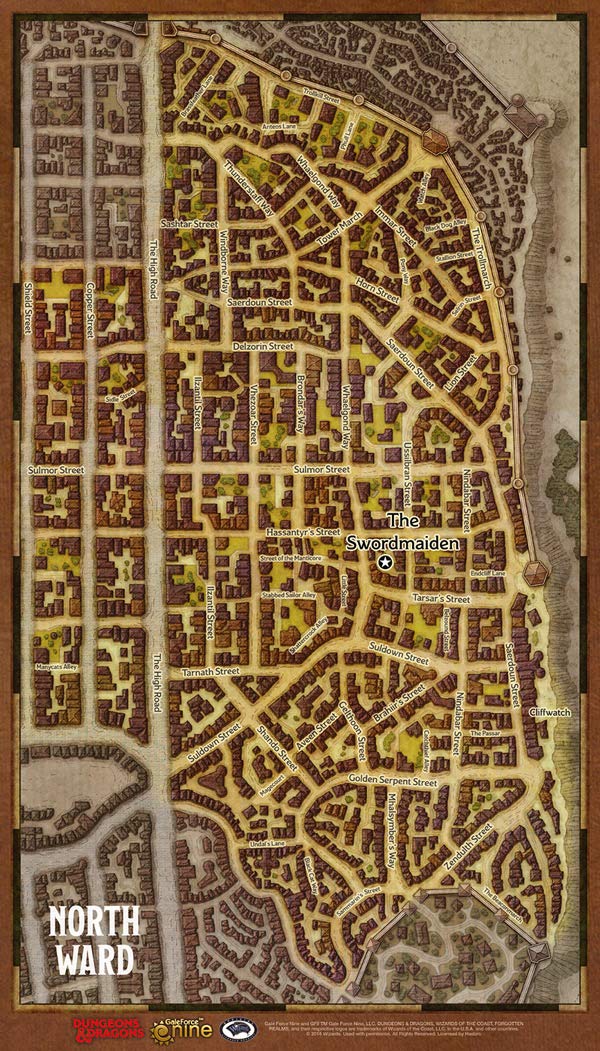 Dungeons & Dragons RPG: Waterdeep - Wards Map Set