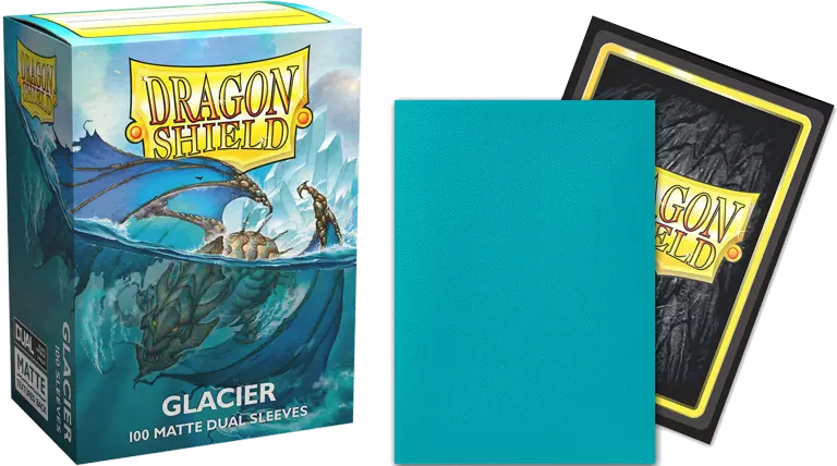 Dragon Shields: (100) Matte Dual - Glacier