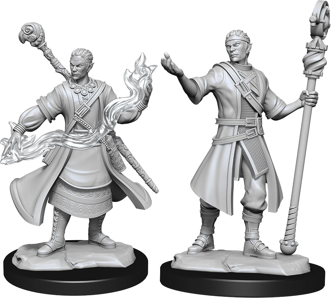 Dungeons & Dragons Nolzur's Marvelous Unpainted Miniatures: W14 Half-Elf Wizard Male