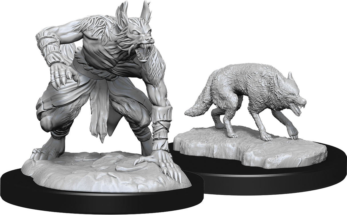 Dungeons & Dragons Nolzur's Marvelous Unpainted Miniatures: W14 Jackalwere & Jackal
