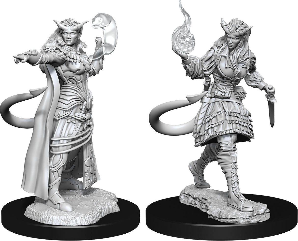Dungeons & Dragons Nolzur's Marvelous Unpainted Miniatures: W15 Tiefling Sorcerer Femail