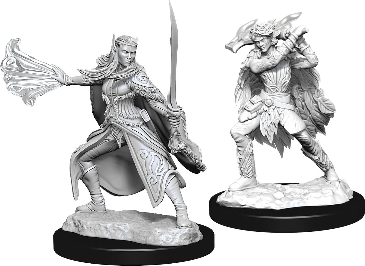 Dungeons & Dragons Nolzur's Marvelous Unpainted Miniatures: W15 Winter Eladrin & Spring Eladrin