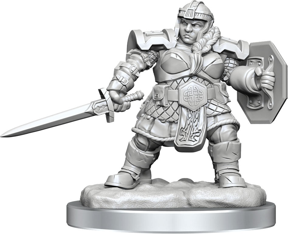 Dungeons & Dragons Nolzur`s Marvelous Unpainted Miniatures: W16 Dwarf Fighter Female