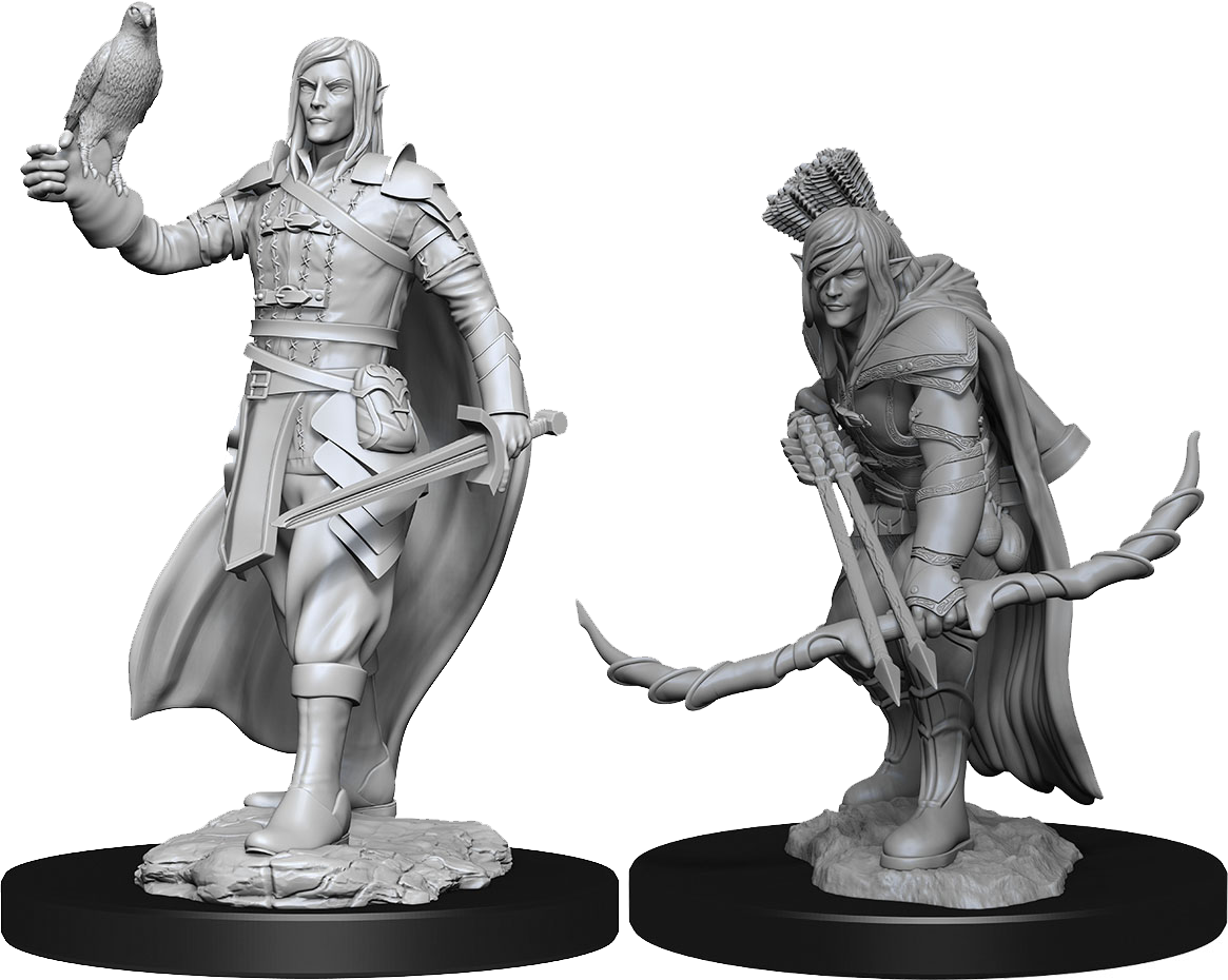 Dungeons & Dragons Nolzur's Marvelous Unpainted Miniatures: W13 Elf Ranger Male
