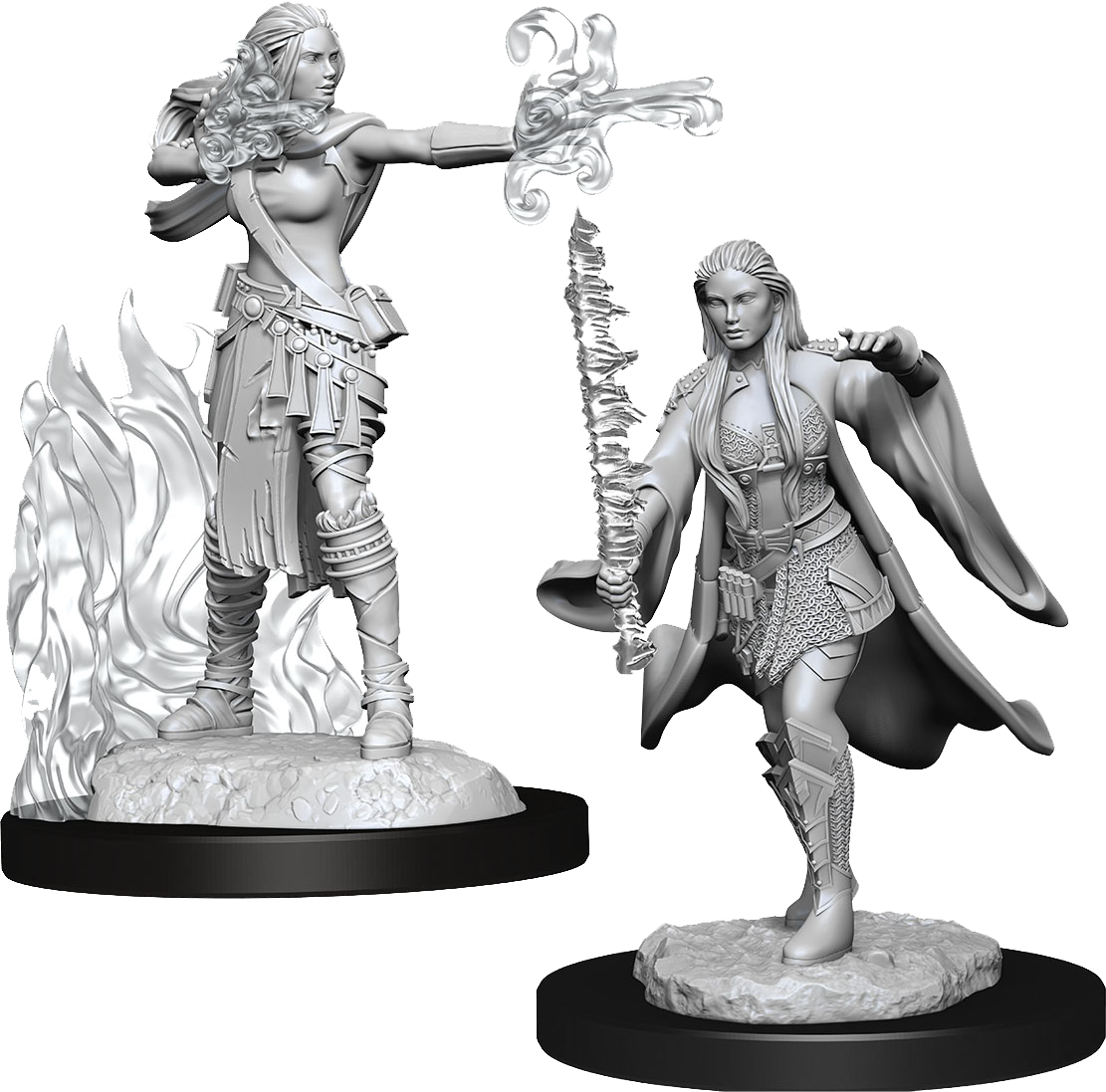 Dungeons & Dragons Nolzur's Marvelous Unpainted Miniatures: W13 Multiclass Warlock + Sorcerer Female