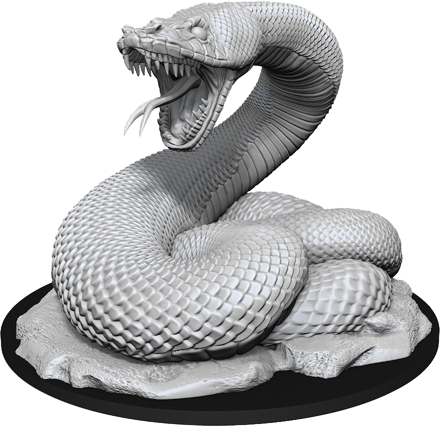 Dungeons & Dragons Nolzur's Marvelous Unpainted Miniatures: W13 Giant Constrictor Snake