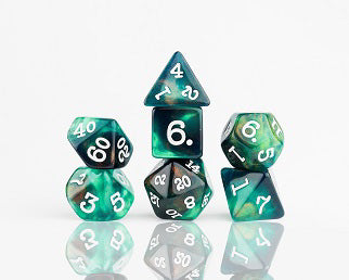 Sirius Dice RPG Dice Set (7): Seamoss