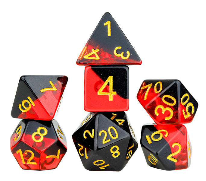 Sirius Dice RPG Dice Set (7): Brimstone