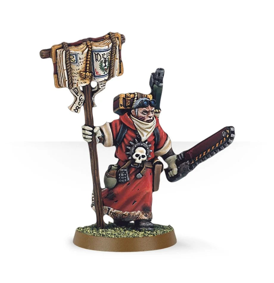 Warhammer 40,000 Astra Militarum: Missionary with Chainsword