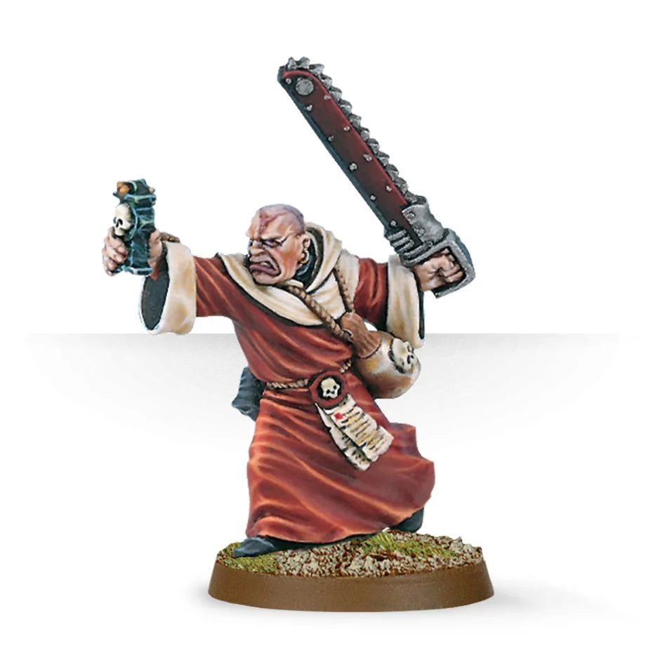Warhammer 40,000 Astra Militarum: Preacher with Chainsword