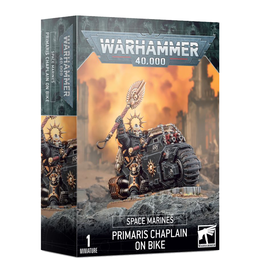 Warhammer 40,000: Space Marines - Primaris Chaplain on Bike