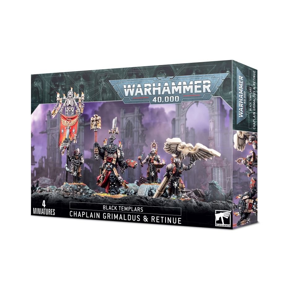 Warhammer 40,000: Black Templar: Chaplain Grimaldus & Retinue