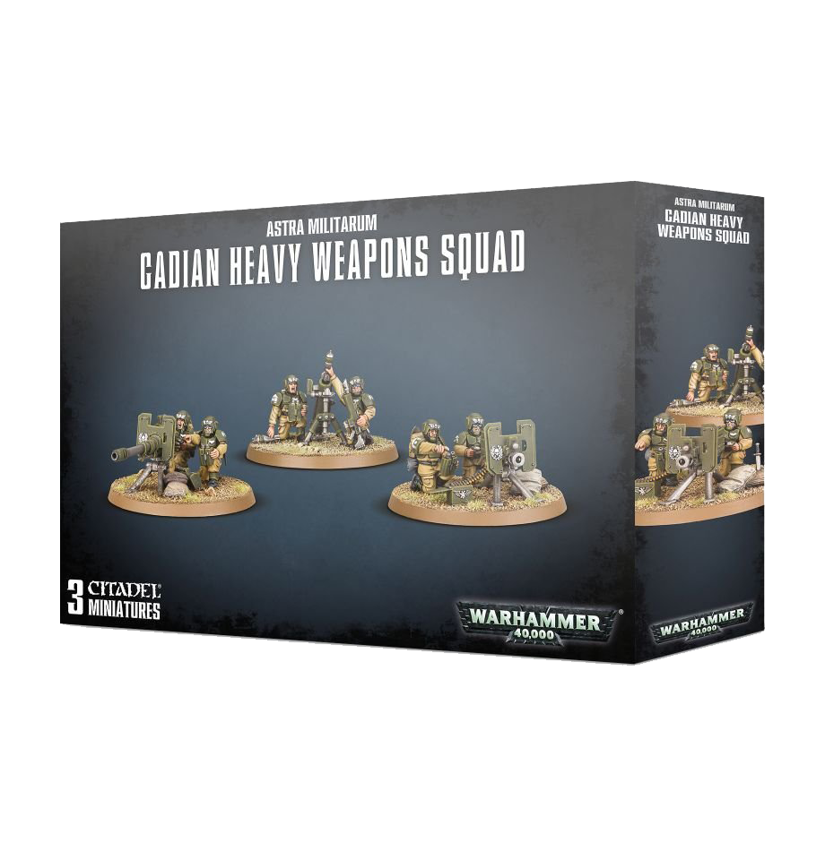 Warhammer 40,000: Astra Militarum Cadian Heavy Weapon Squad