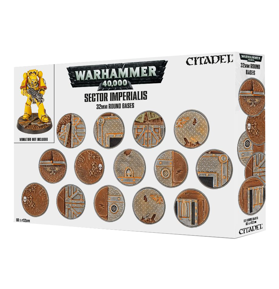 Citadel Warhammer 40,000: Sector Imperialis 32Mm Round Bases