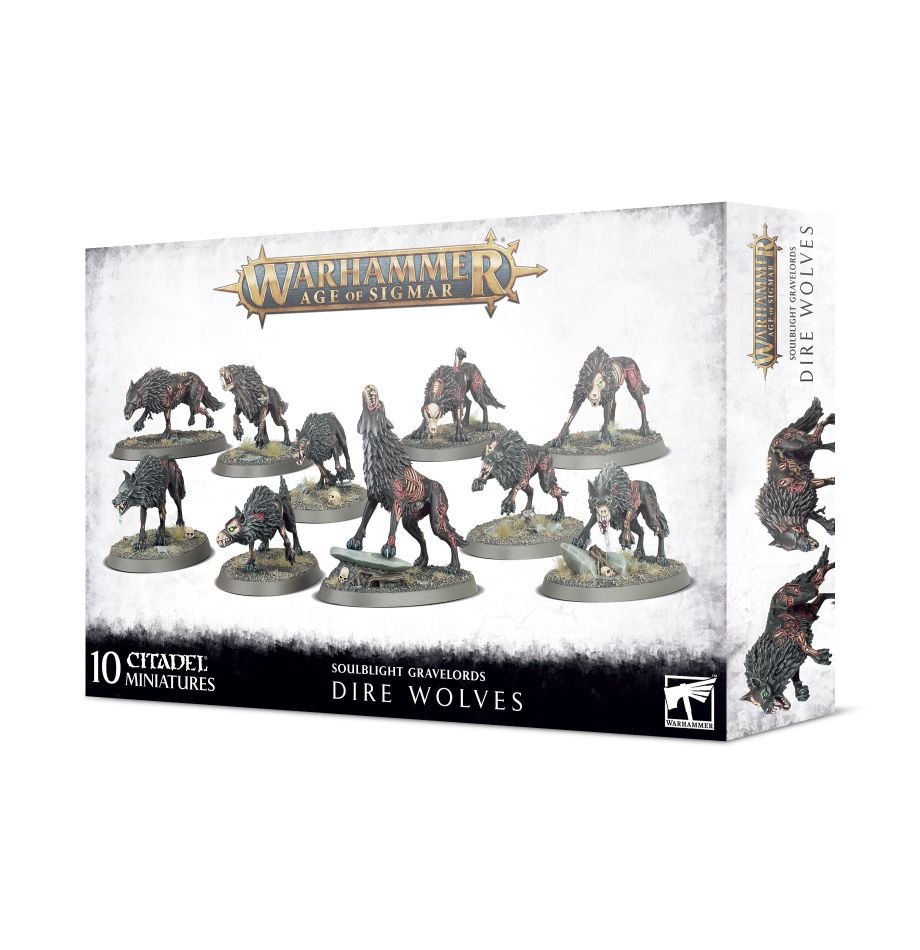 Warhammer Age of Sigmar: Soulblight Gravelords - Dire Wolves
