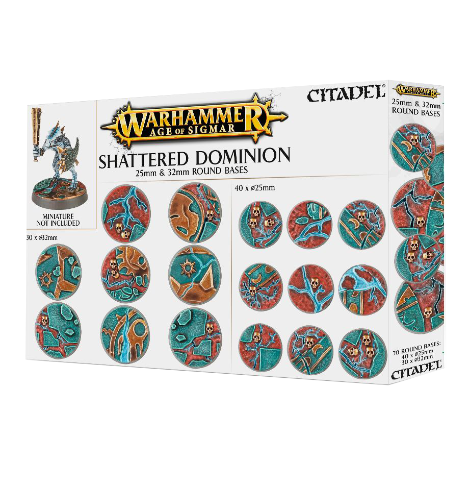 Citadel Age Of Sigmar: Shatter Dominion 25Mm & 23Mm Round Bases