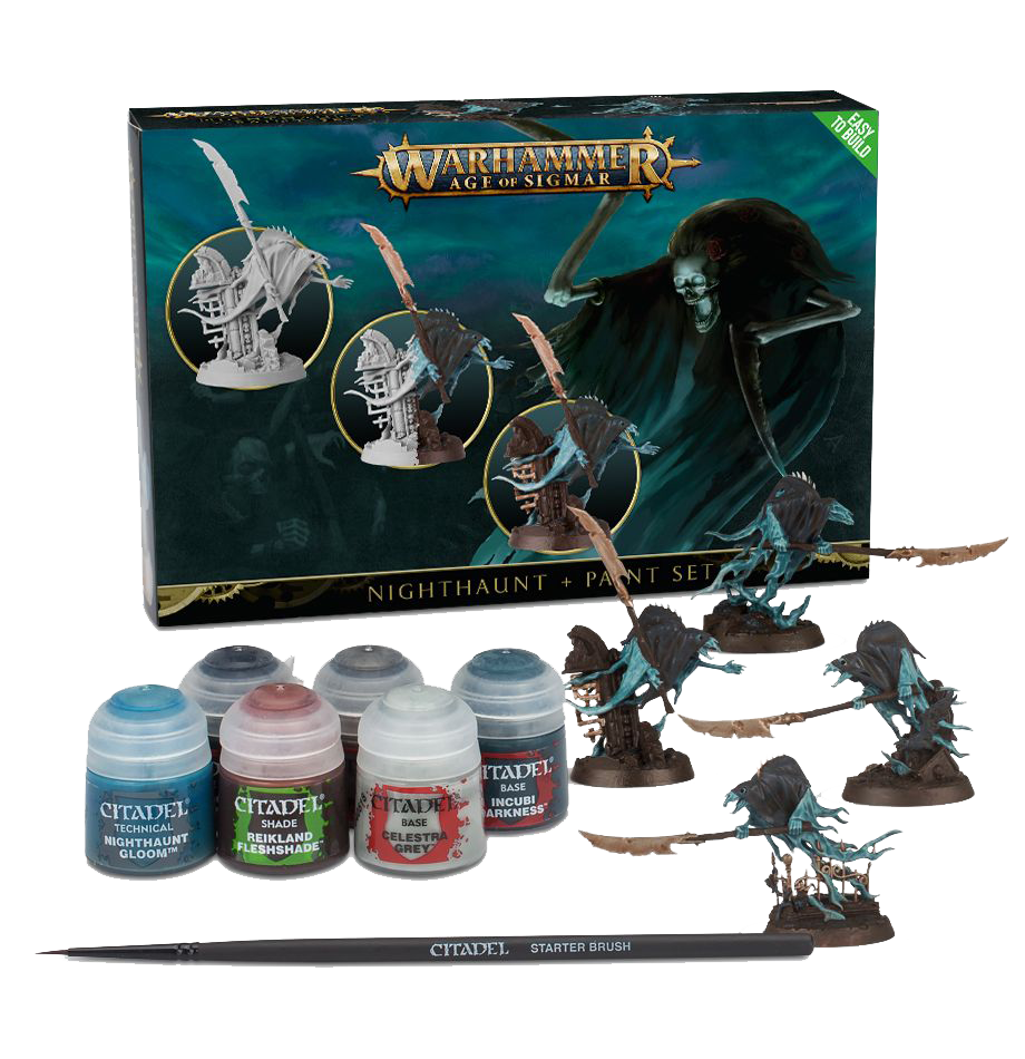 Warhammer Age of Sigmar: Nighthaunt + Paint Set