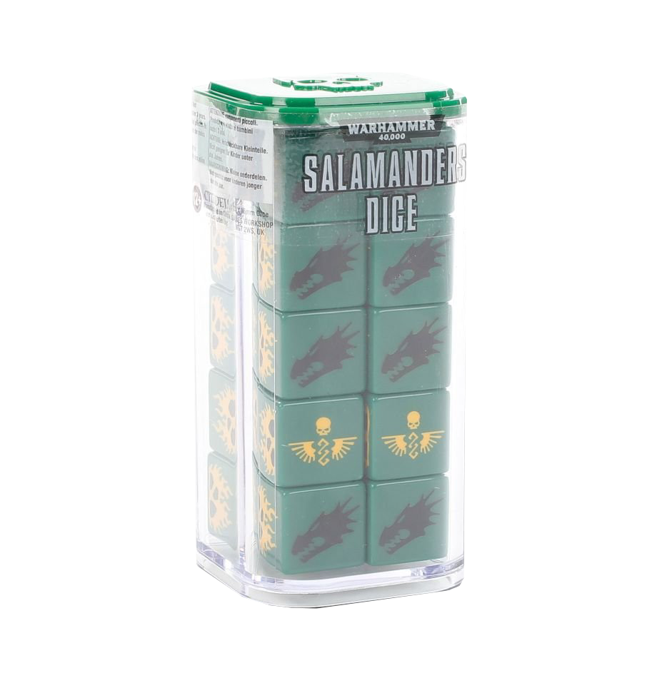 Warhammer 40,000: Salamanders Dice Set