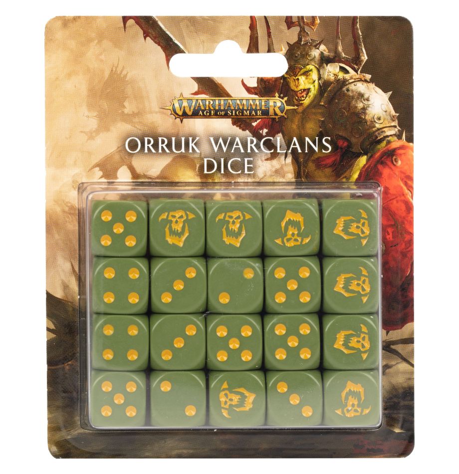 Warhammer Age of Sigmar: Orruk Warclans - Dice Set