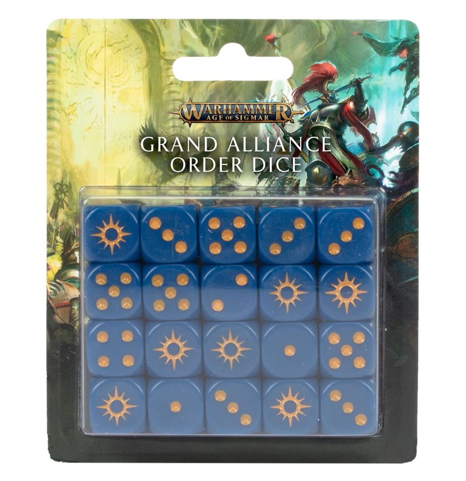 Warhammer Age of Sigmar: Grand Alliance Order Dice Set