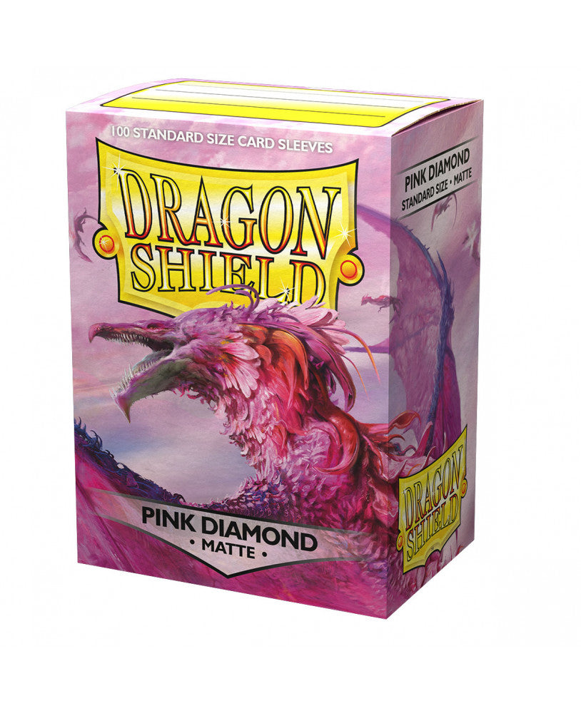 Dragon Shields: (100) Matte Pink Diamond