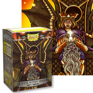 Dragon Shields: (100) Matte Art - Queen Athromark Portrait