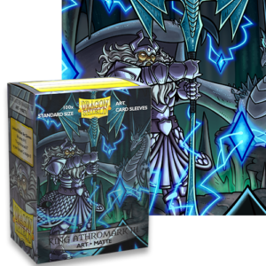 Dragon Shields: (100) Matte Art - King Athromark III Portrait