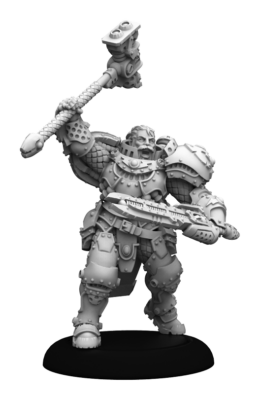 Warmachine: Cygnar Major Anson Wolfe Warcaster