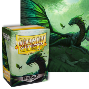 Dragon Shields: (100) Matte Emerald