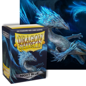 Dragon Shields: (100) Matte Night Blue