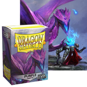 Dragon Shields: (100) Non Glare Matte Purple