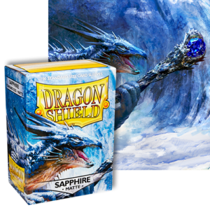 Dragon Shields: (100) Matte Sapphire