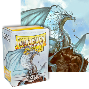 Dragon Shields: (100) Matte Silver