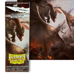 Dragon Shields Perfect Fit Sealable: (100) Smoke