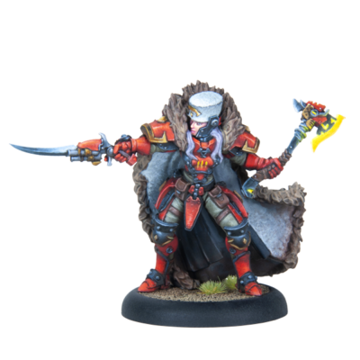 Warmachine: Khador Kapitan Ekaterina Baranova Warcaster