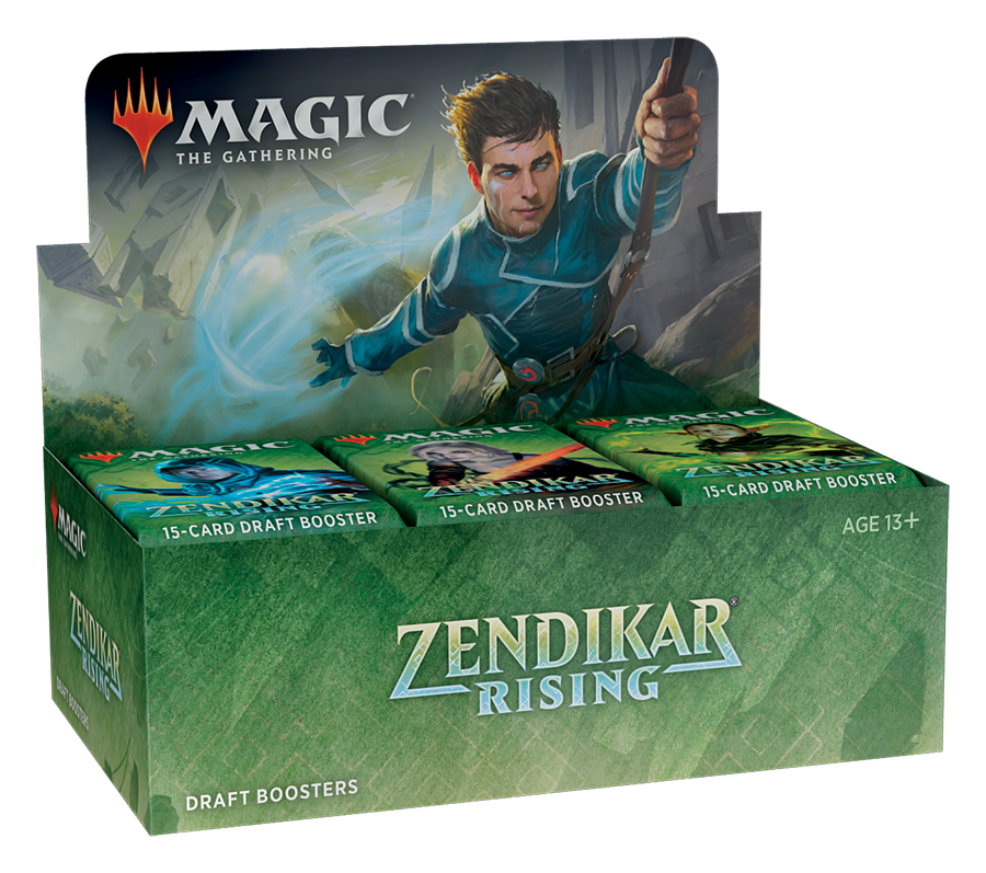 Magic the Gathering CCG: Zendikar Rising Draft Booster Box