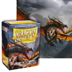 Dragon Shields: (100) Non Glare Matte Black
