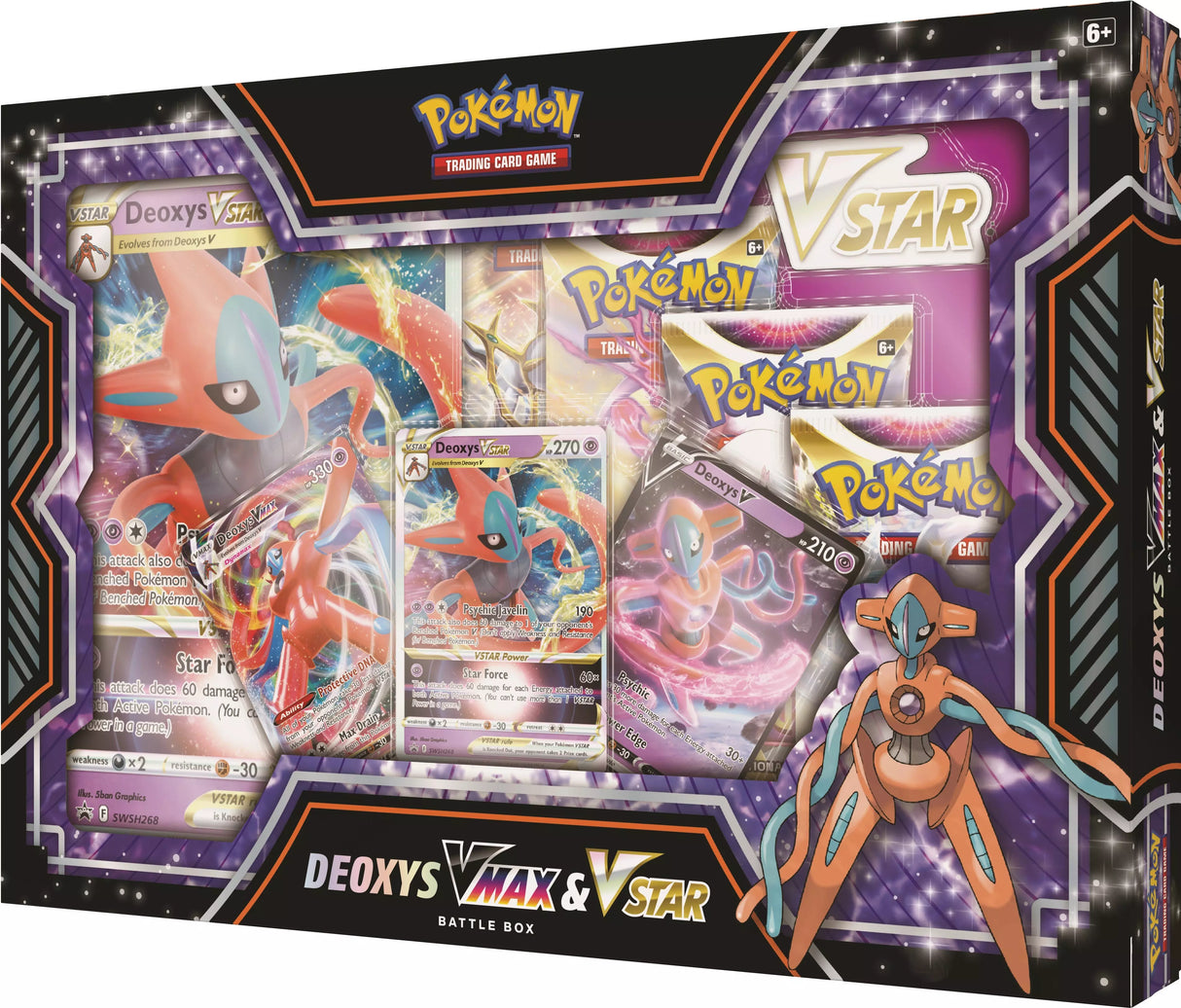 Pokemon TCG: Deoxys/Zeraora VMAX & VSTAR Battle Box