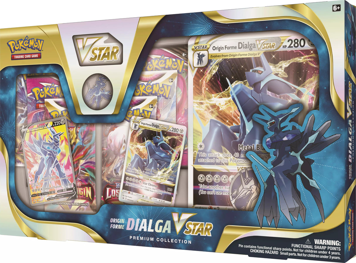 Pokemon TCG: Origin Form Dialga VSTAR & Palkia VSTAR Premium Collection