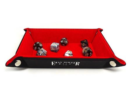 Collapsible Snap Dice Tray - Red Interior