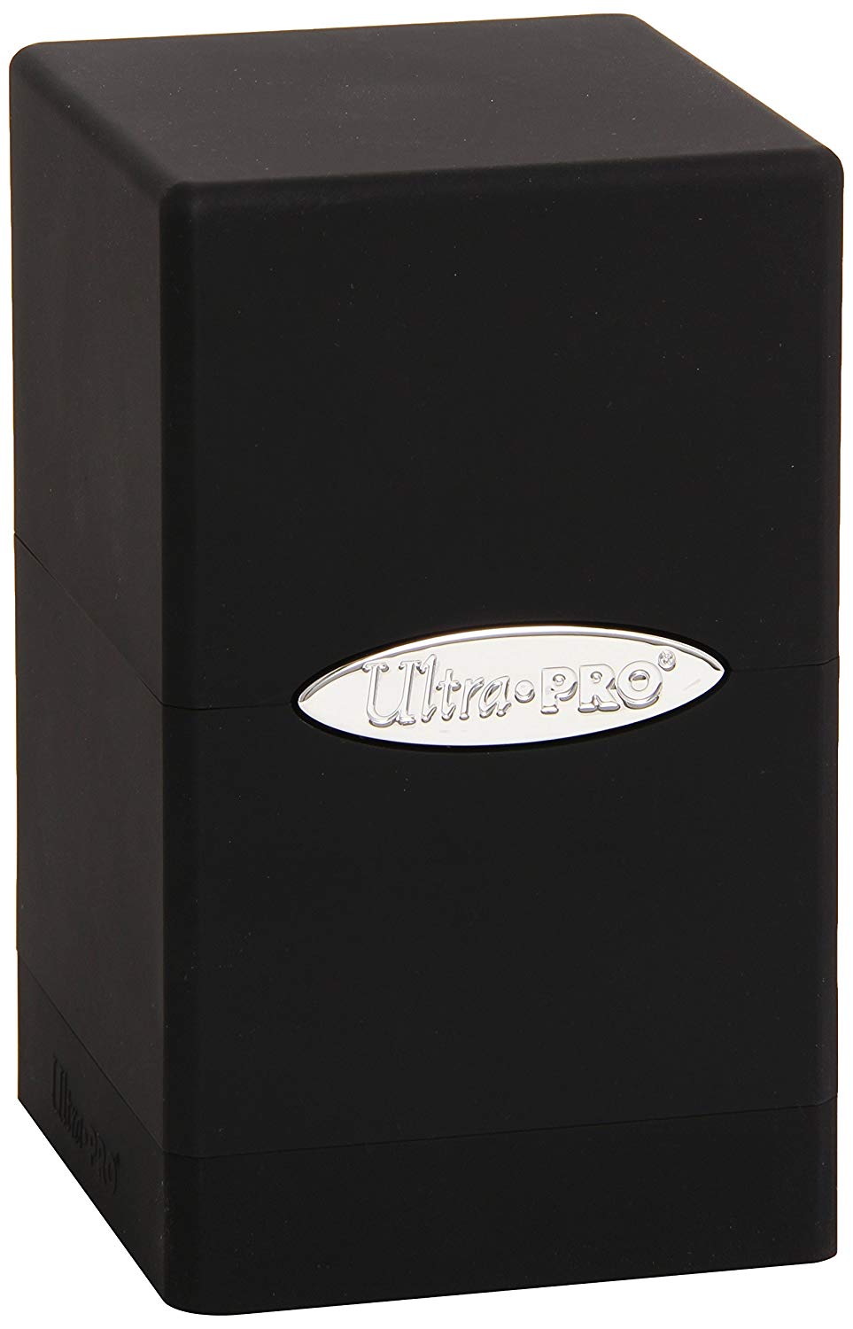 Satin Tower Deck Box: Black