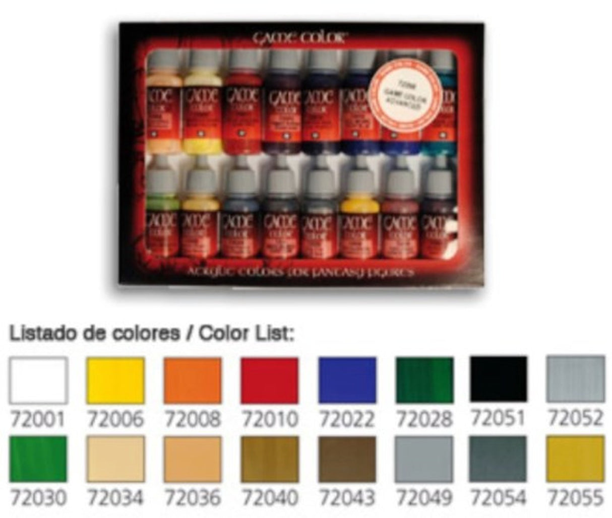 Vallejo Game Color Set: Intro Set (16 @ 17ml)