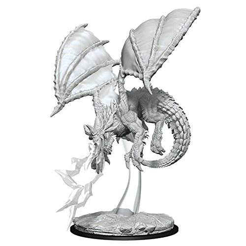 Dungeons & Dragons Nolzur`s Marvelous Unpainted Miniatures: W8 Young Blue Dragon