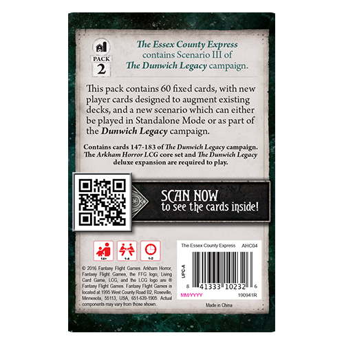 Arkham Horror LCG: The Essex County Express Mythos Pack