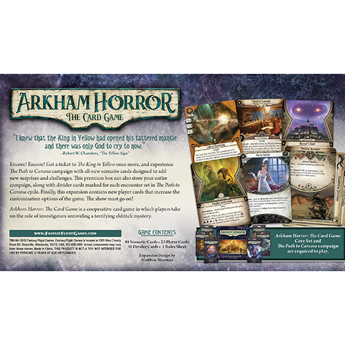 Arkham Horror LCG: Return to the Path to Carcosa Expansion