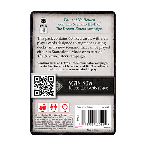 Arkham Horror LCG: Point of No Return Mythos Pack