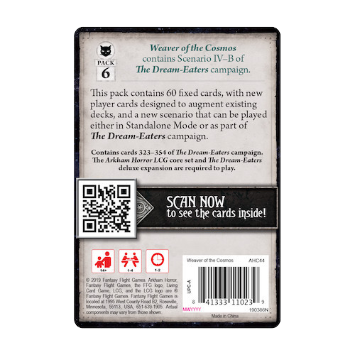 Arkham Horror LCG: Weaver of the Cosmos Mythos Pack